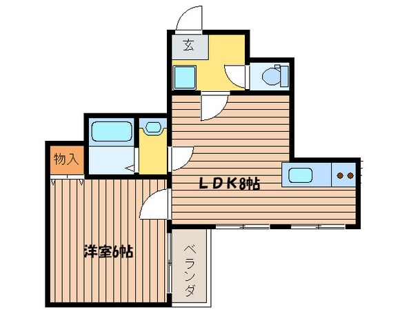 メゾンコンフォルテの物件間取画像